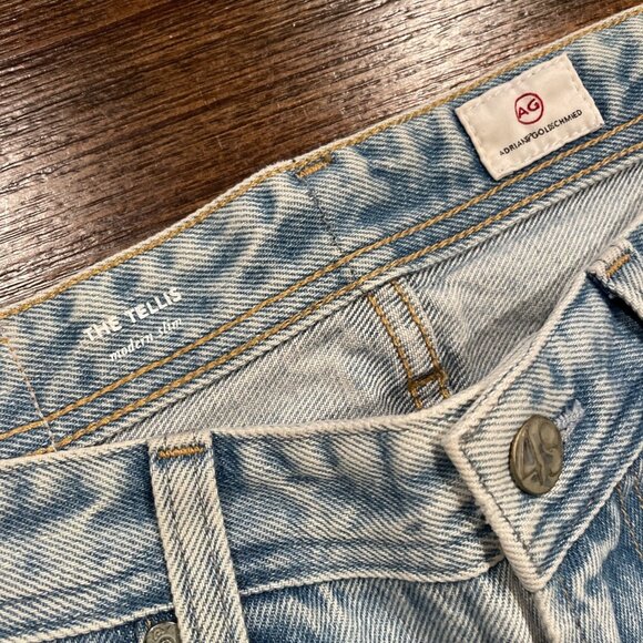 NWOT AG Adriano Goldschmied Men's 32x32 The Tellis Modern Slim Jean Distressed - Picture 2 of 8